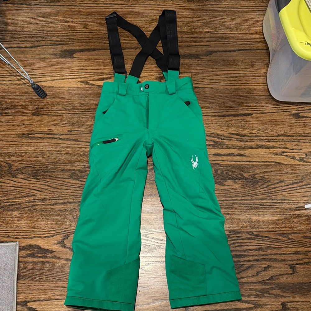 Spyder Kids Bright Green Overalls